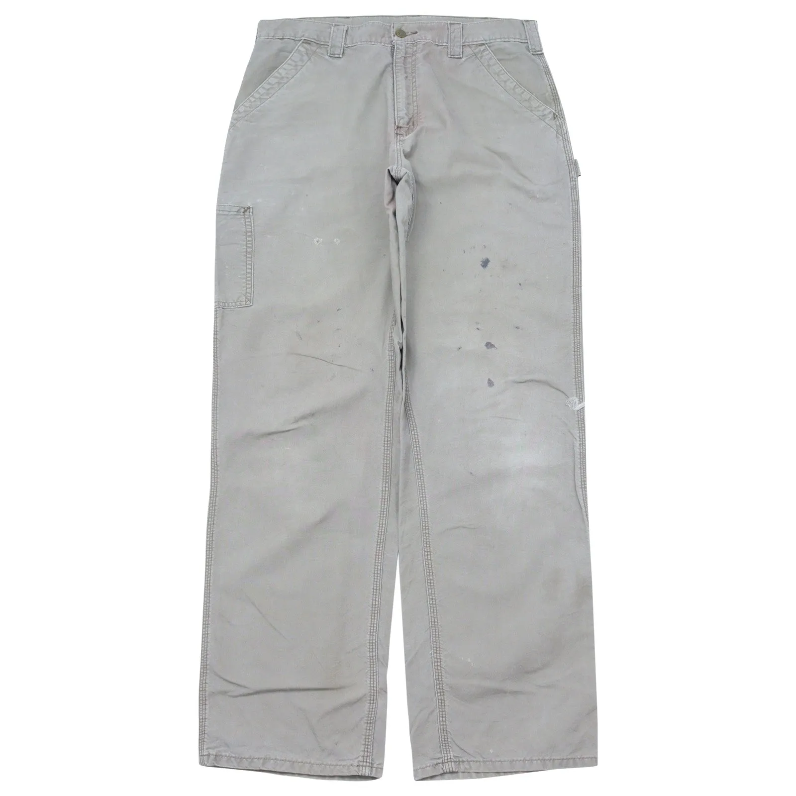 Carhartt Dune Beige Classic Distressed Trousers