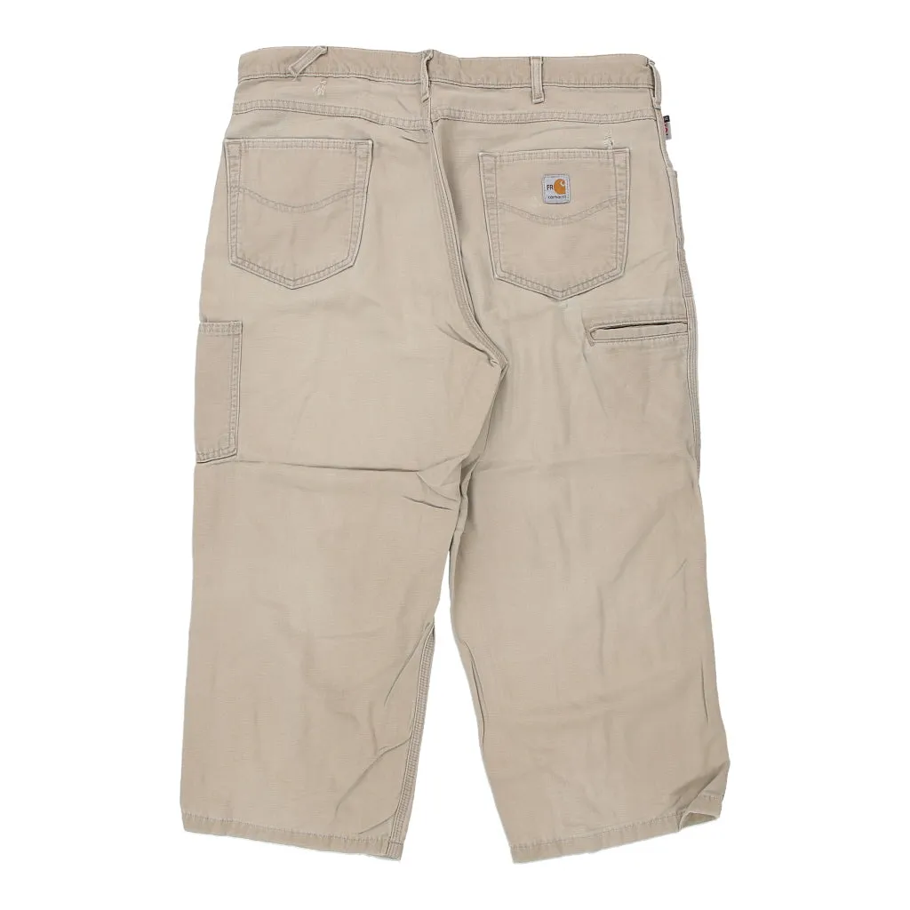 Carhartt Trousers - 38W 30L Beige Cotton