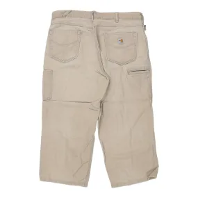 Carhartt Trousers - 38W 30L Beige Cotton