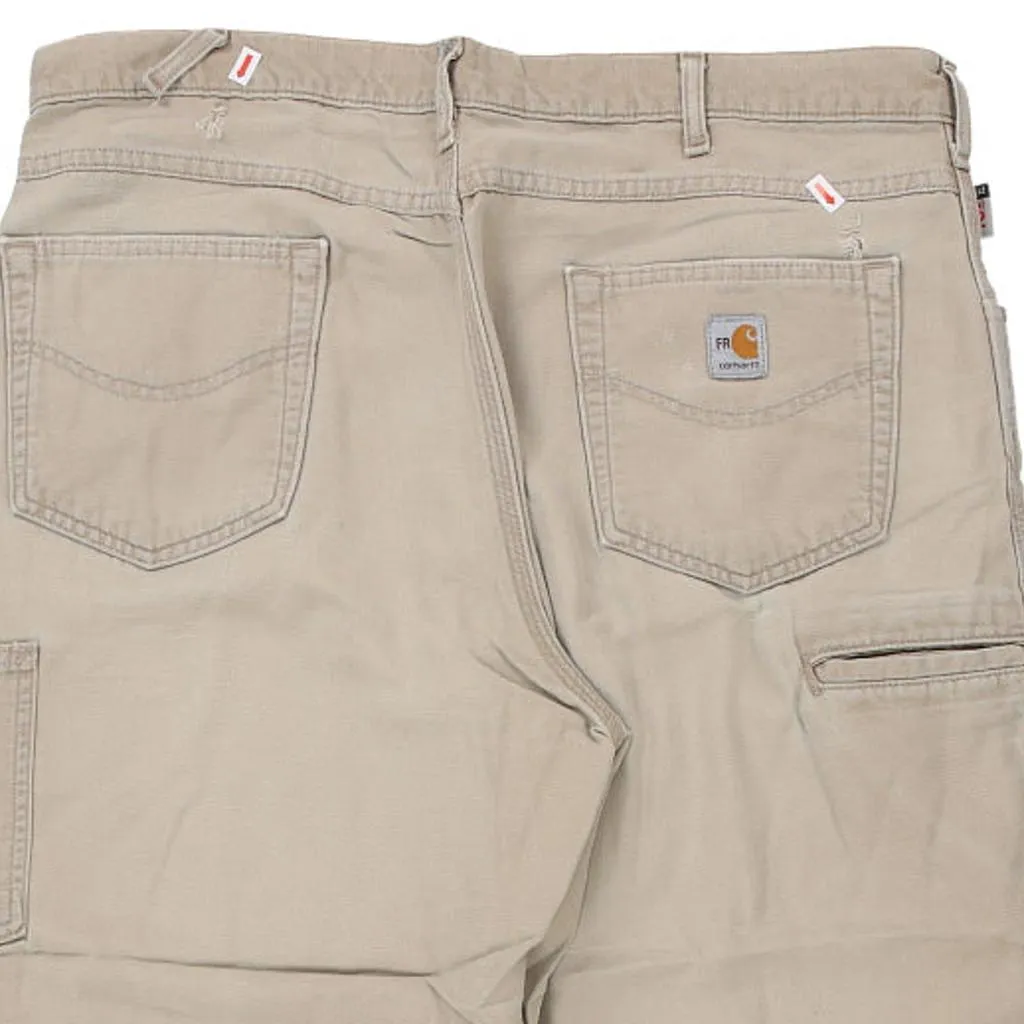 Carhartt Trousers - 38W 30L Beige Cotton