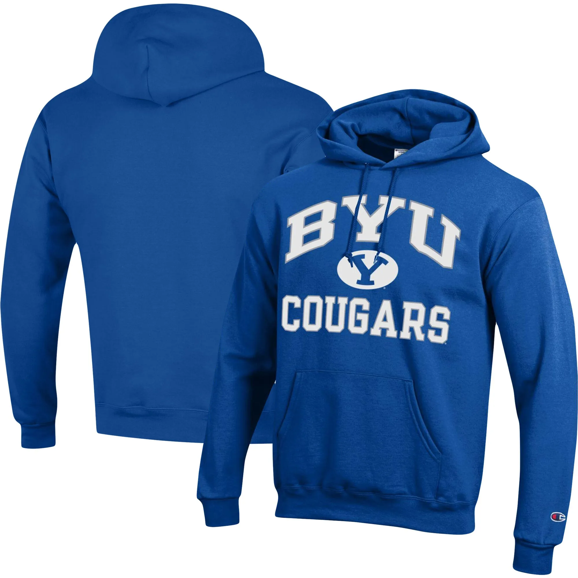 Champion BYU Cougars Royal High Motor Pullover Hoodie