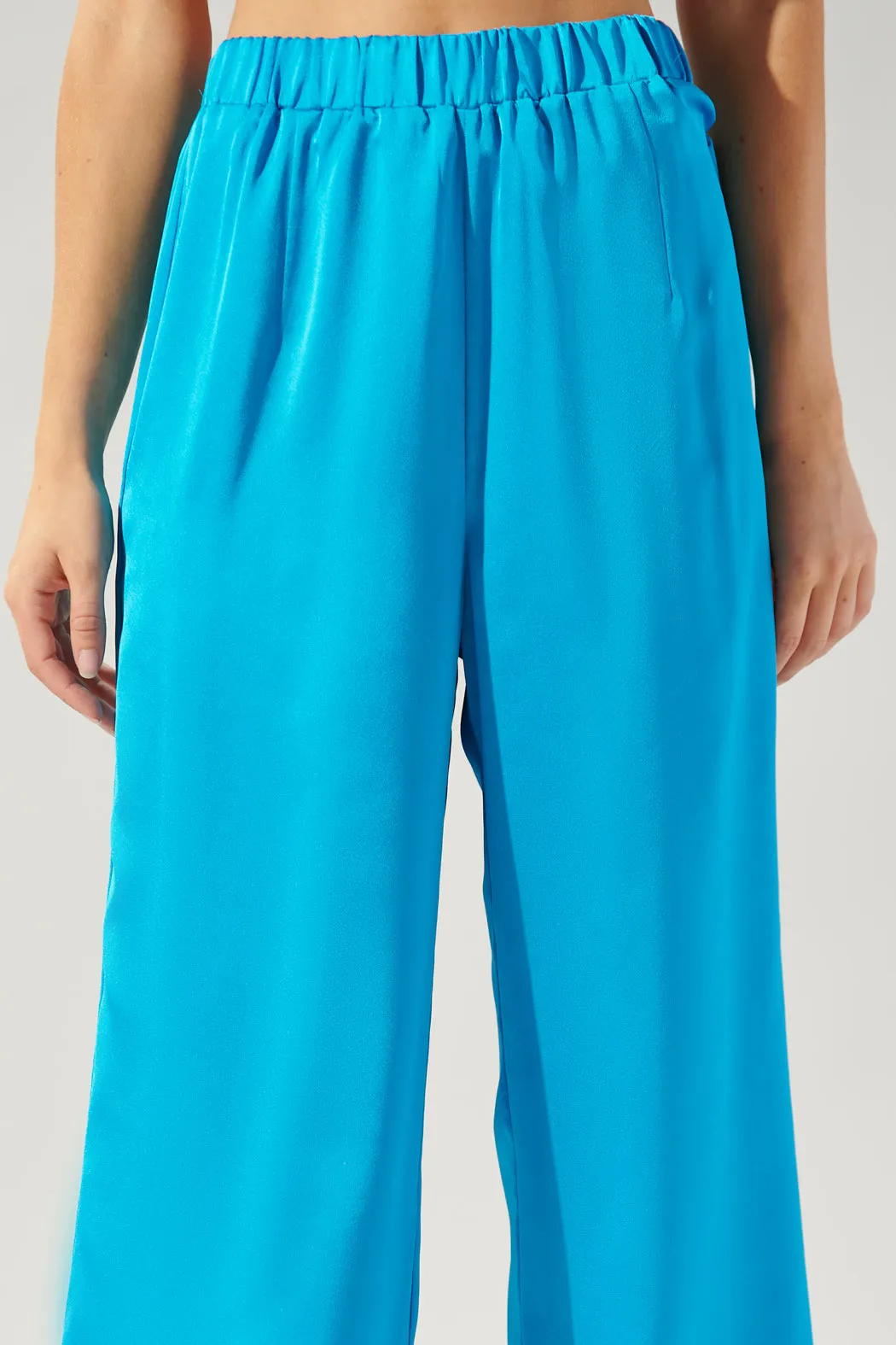 Chateau Satin Free Spirit Wide Leg Pants