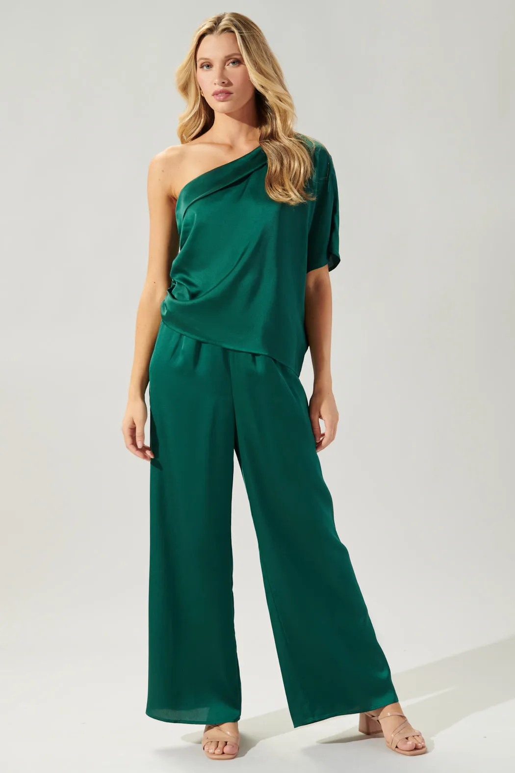 Chateau Satin Free Spirit Wide Leg Pants