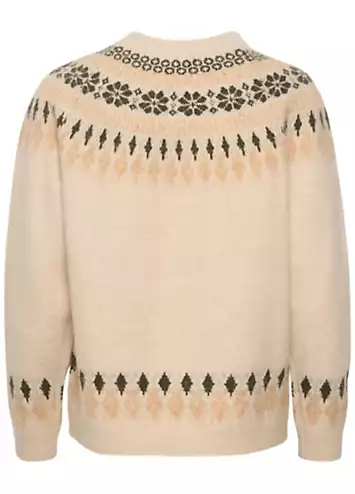 Cherry Regular Fit Knitted Pullover by Cream | Look Again