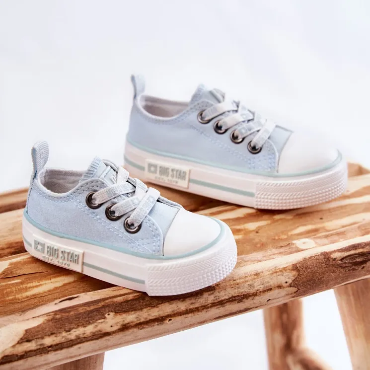 Children's Material Sneakers Big Star KK374073 Blue