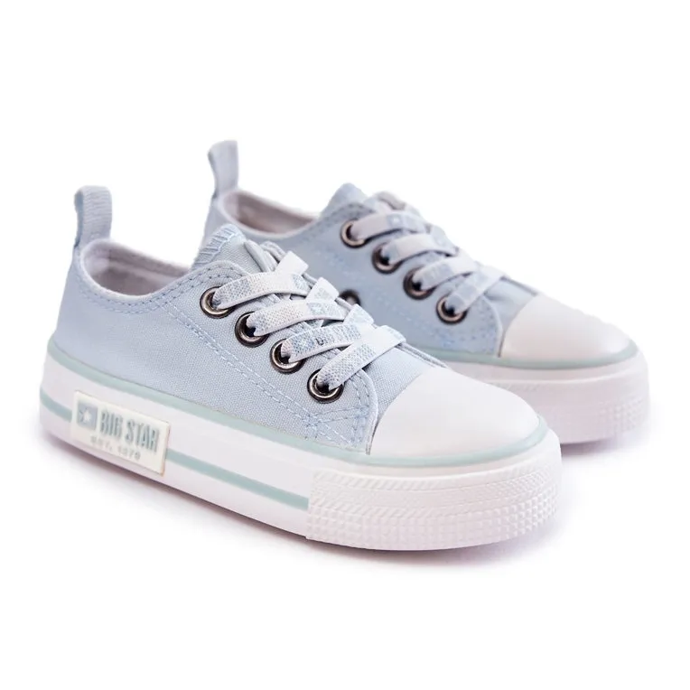 Children's Material Sneakers Big Star KK374073 Blue