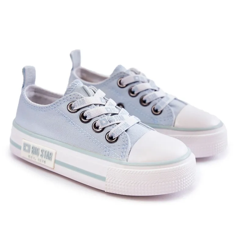 Children's Material Sneakers Big Star KK374073 Blue