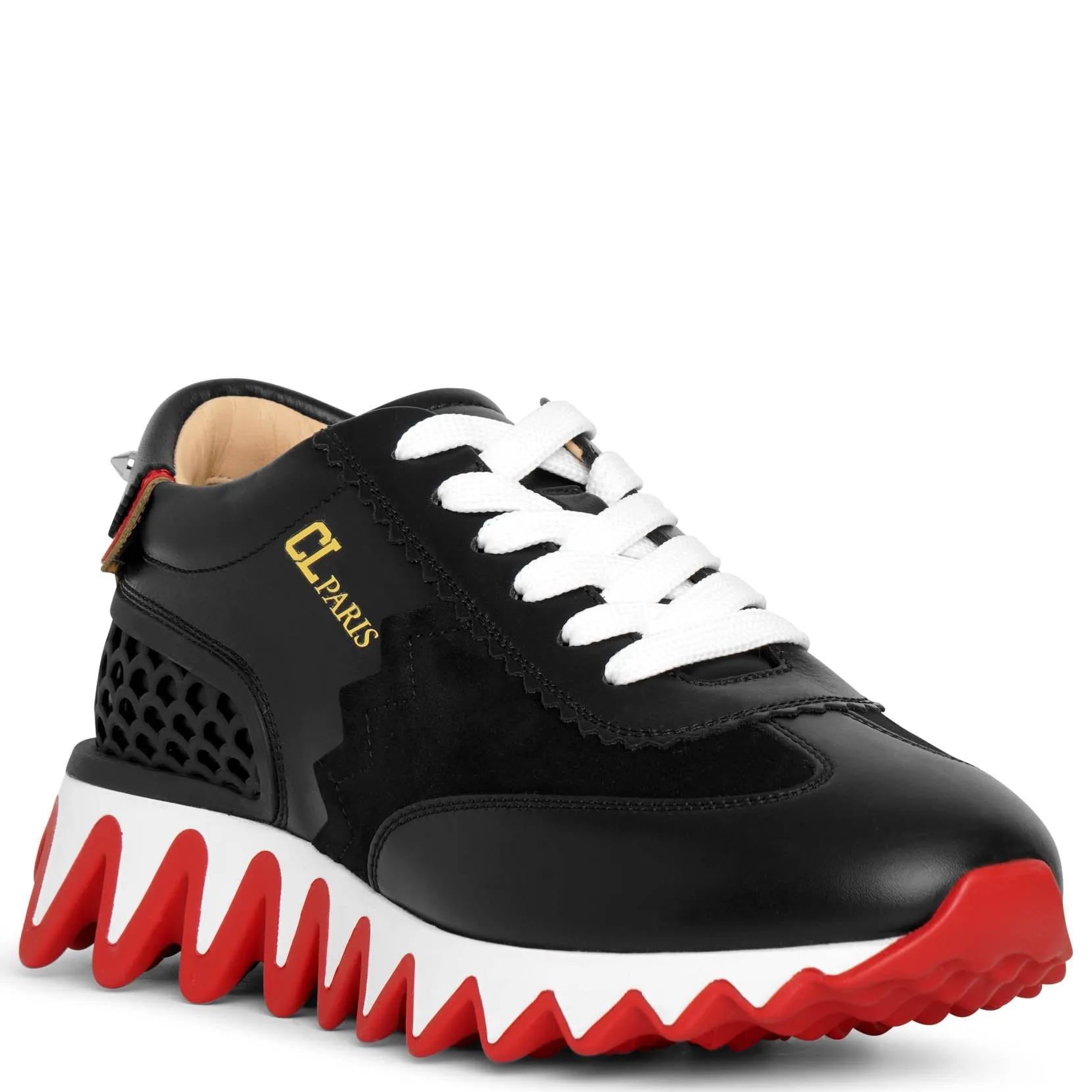 Christian Louboutin Loubishark donna black sneakers