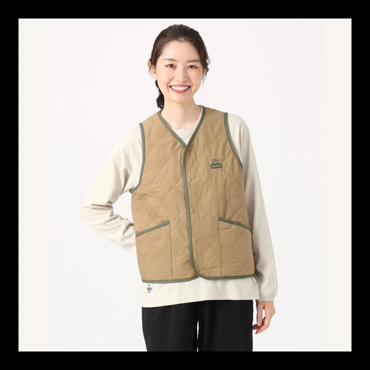 Chums Kapok Quilting Reversible Vest