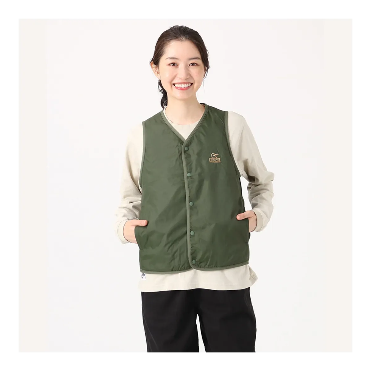 Chums Kapok Quilting Reversible Vest