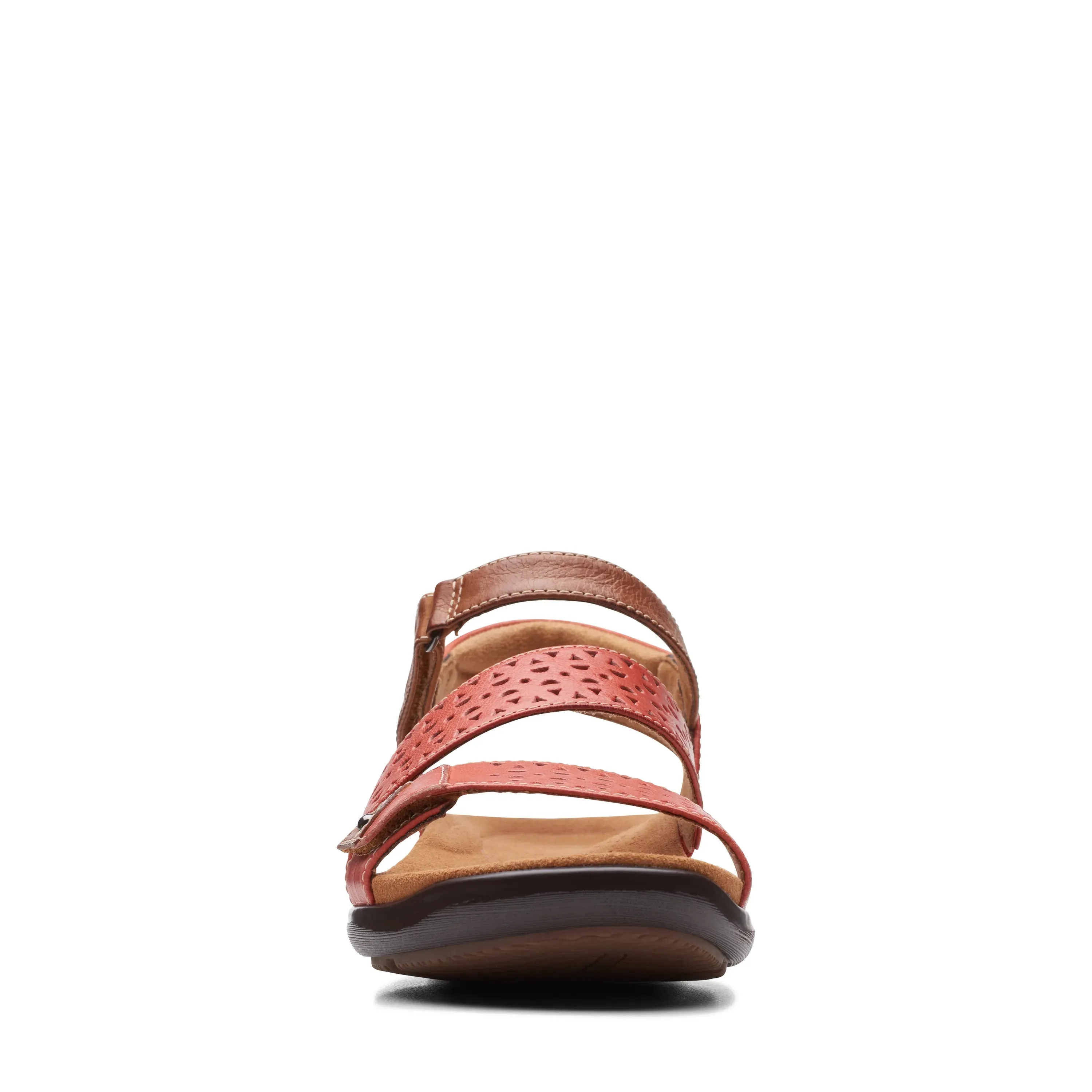 CLARKS | SANDALIAS MUJER | KITLY WAY GRENADINE LEATHER | ROJO