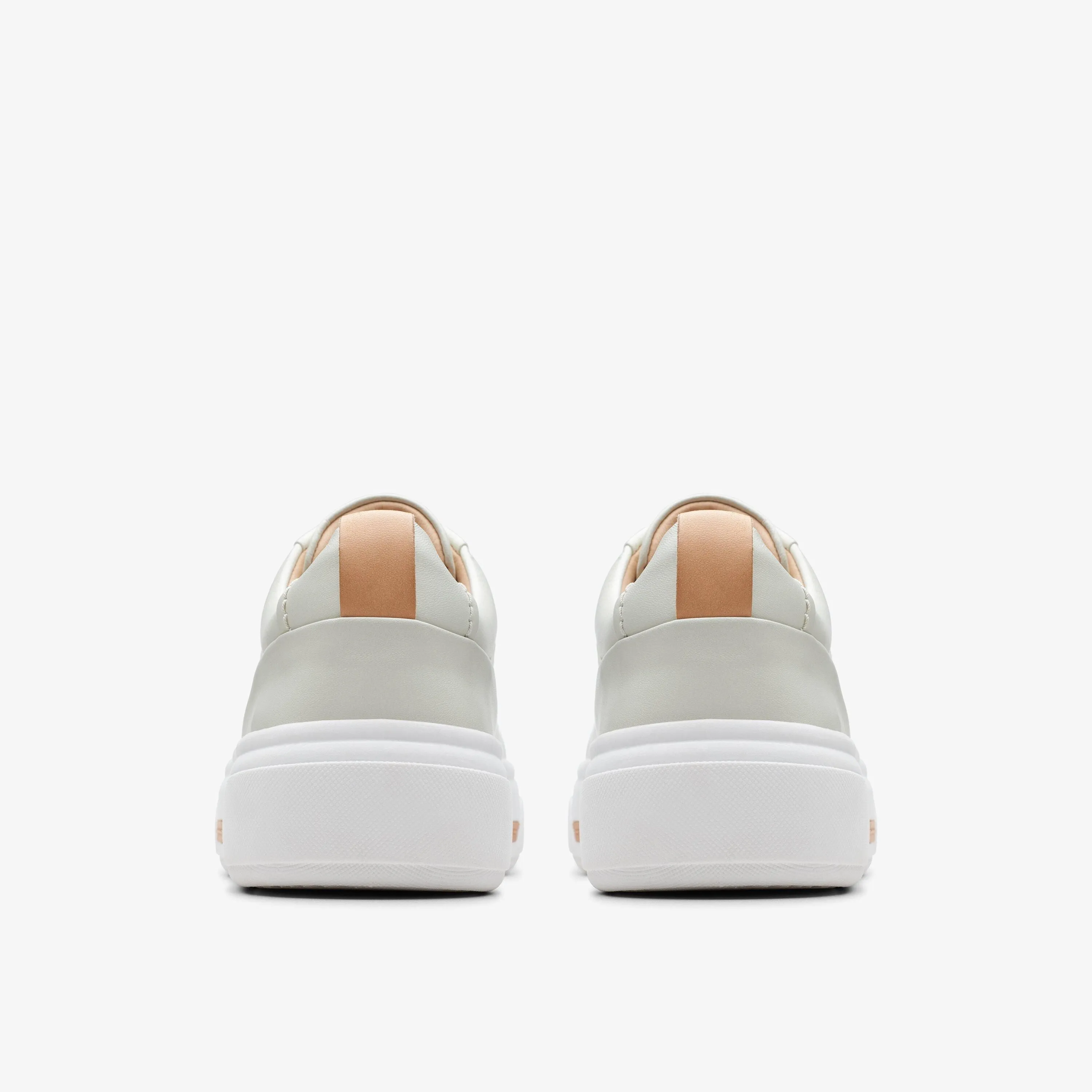 CLARKS | SNEAKERS MUJER | HOLLYHOCK WALK OFF WHITE LEA | BLANCO