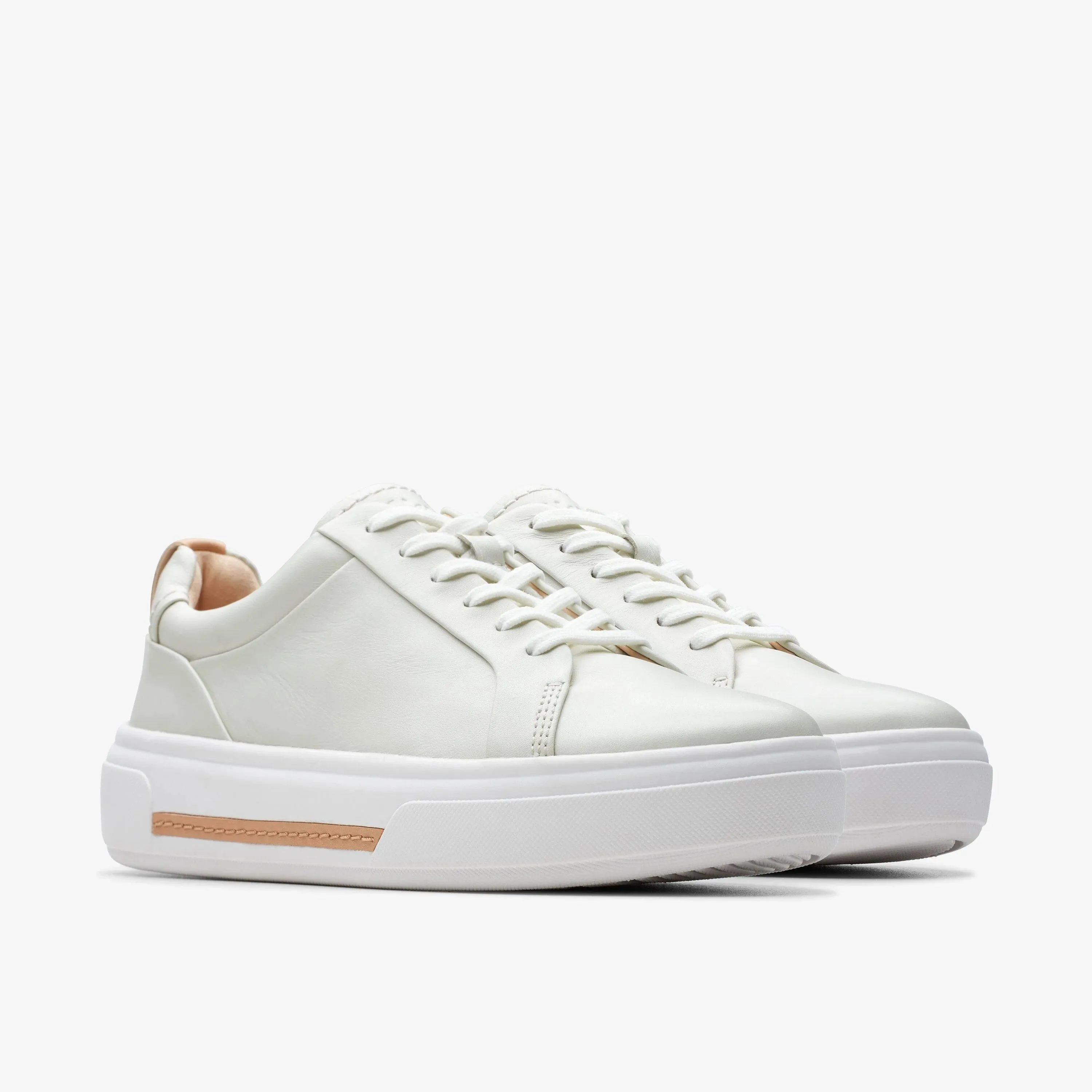 CLARKS | SNEAKERS MUJER | HOLLYHOCK WALK OFF WHITE LEA | BLANCO