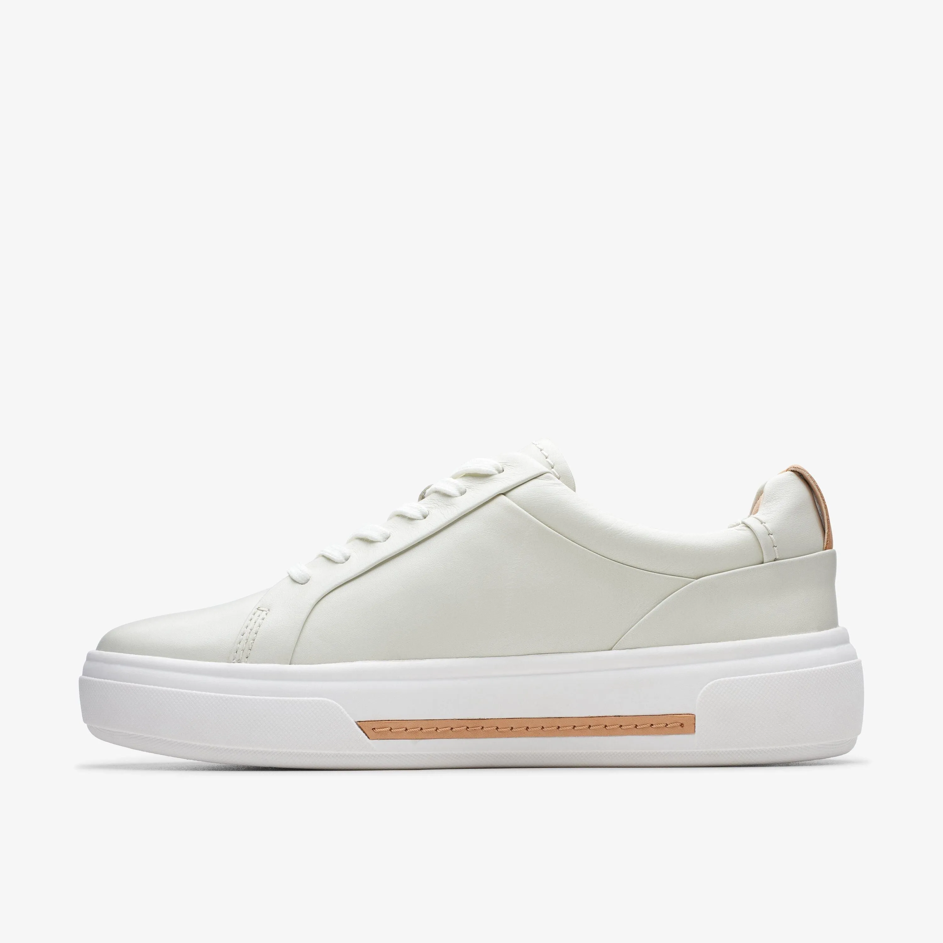 CLARKS | SNEAKERS MUJER | HOLLYHOCK WALK OFF WHITE LEA | BLANCO