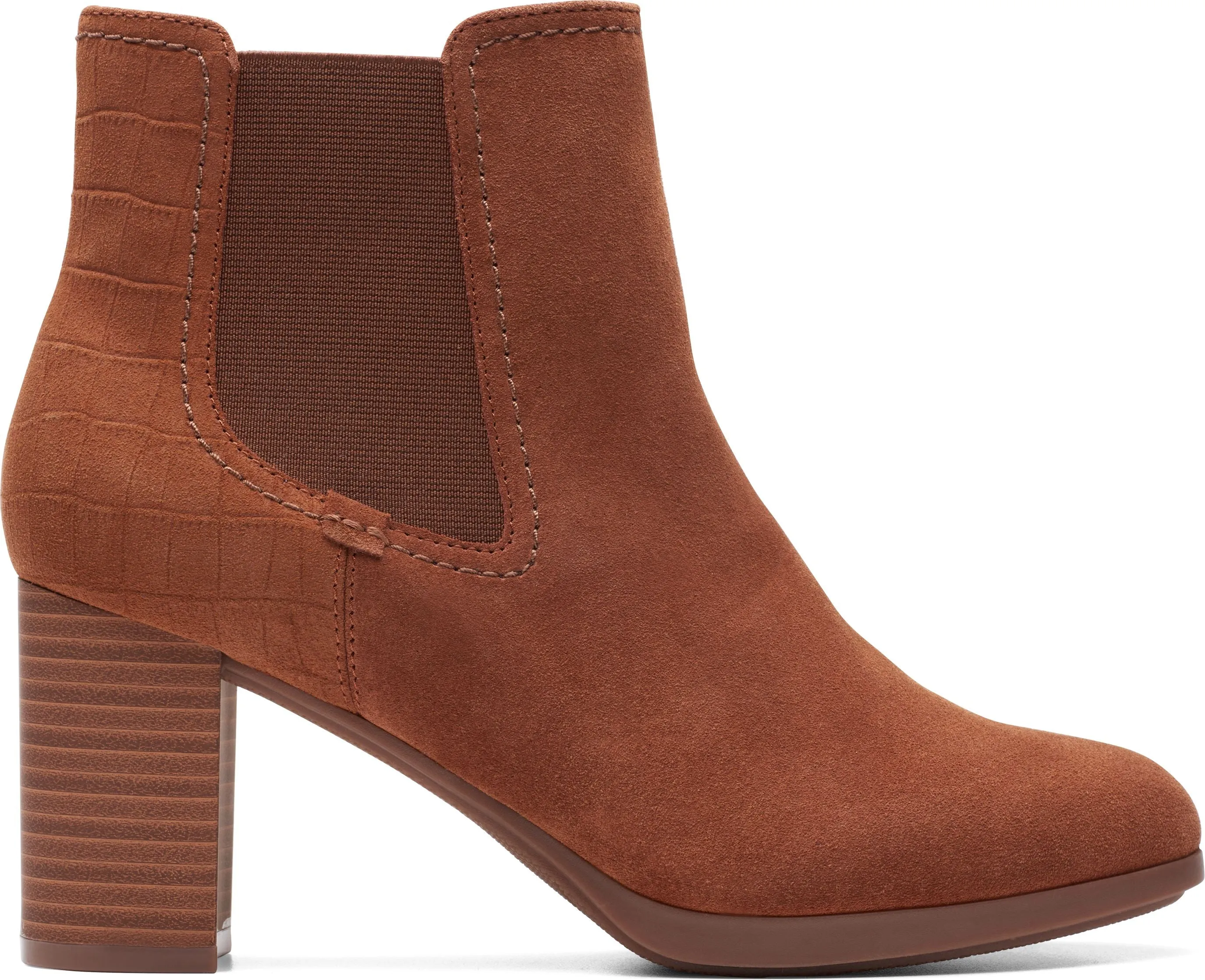 Clarks Bayla Rose Tan Suede