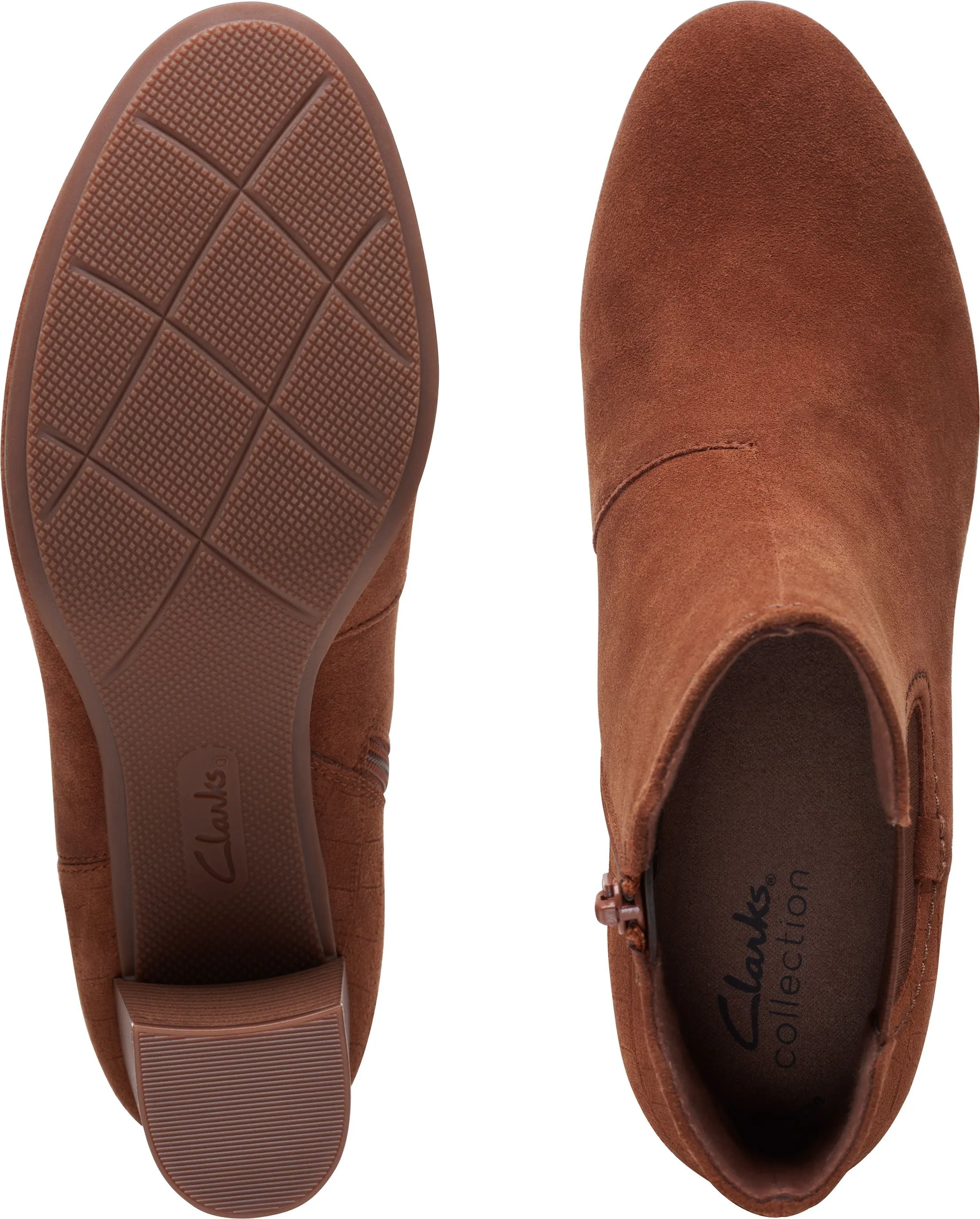 Clarks Bayla Rose Tan Suede