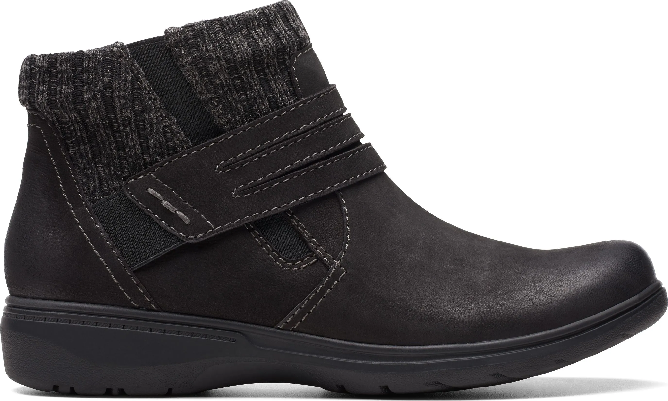 Clarks Carleigh Lane Black Nubuck