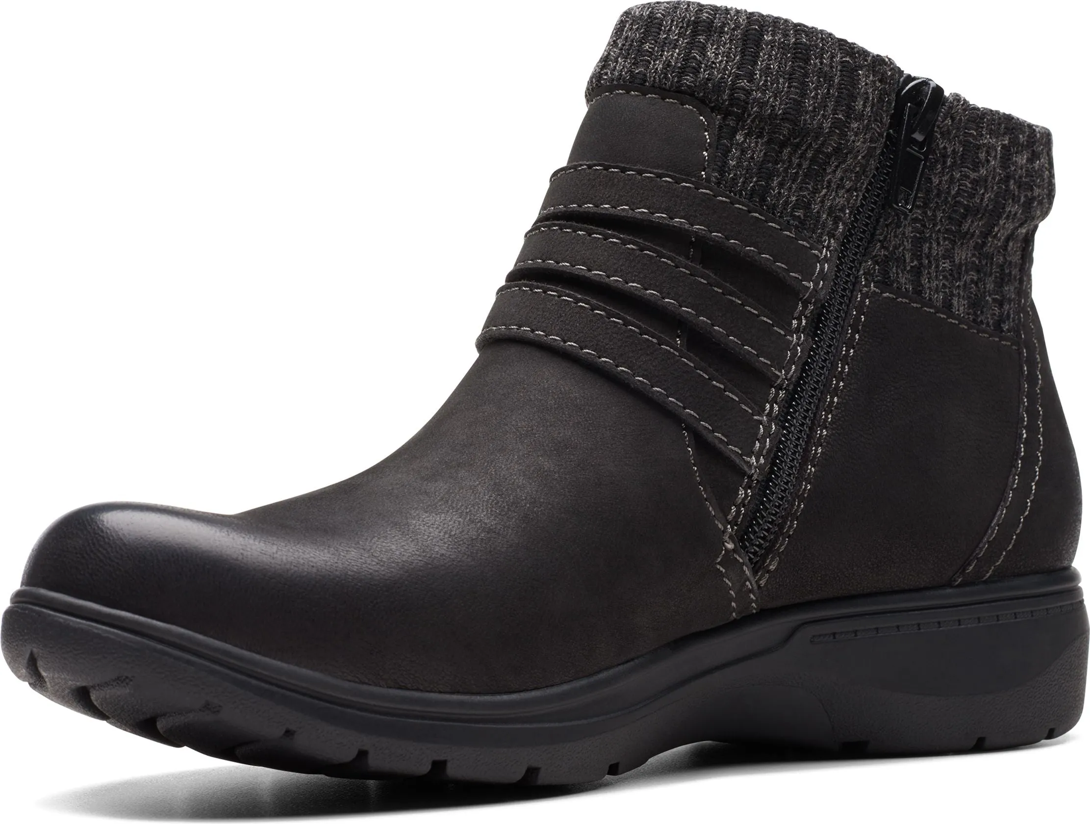 Clarks Carleigh Lane Black Nubuck