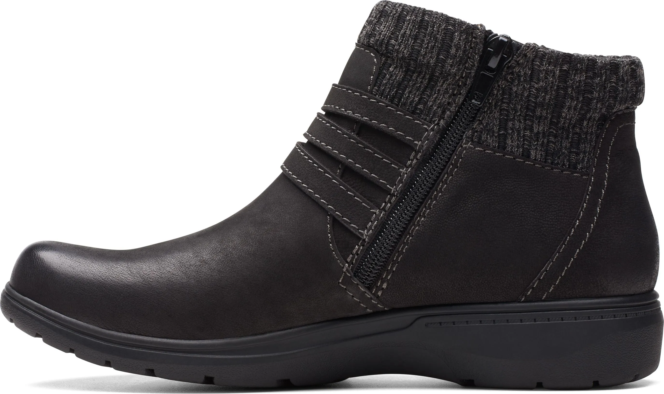 Clarks Carleigh Lane Black Nubuck