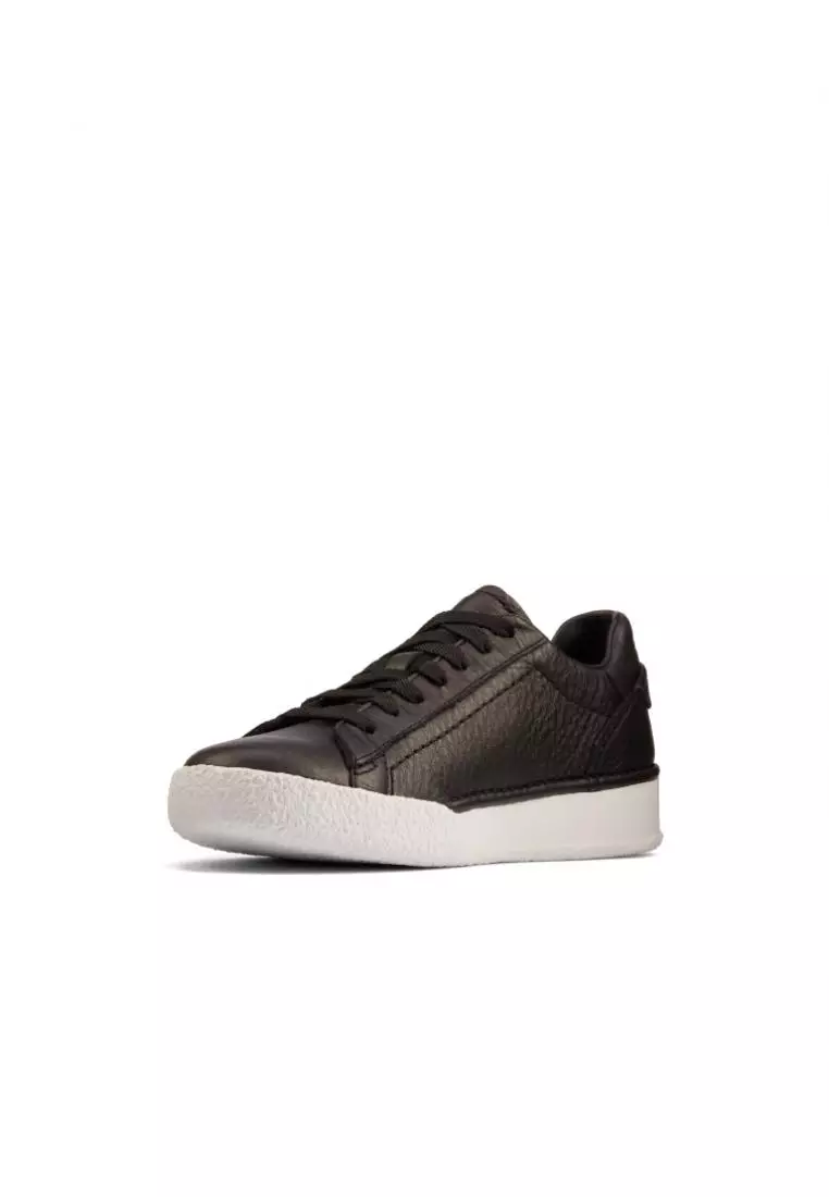 Clarks CLARKS Craft Cup Lace Black Leather Women's Sports