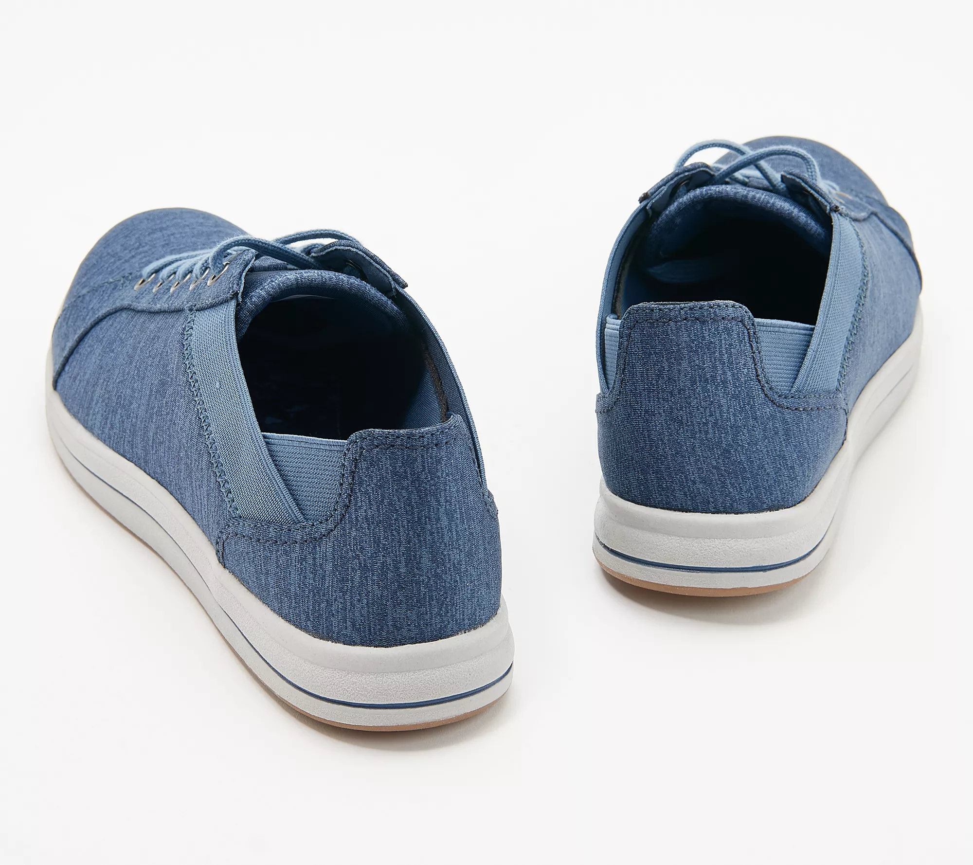 Clarks Cloudsteppers Heathered Jersey Sneakers - Breeze Sky