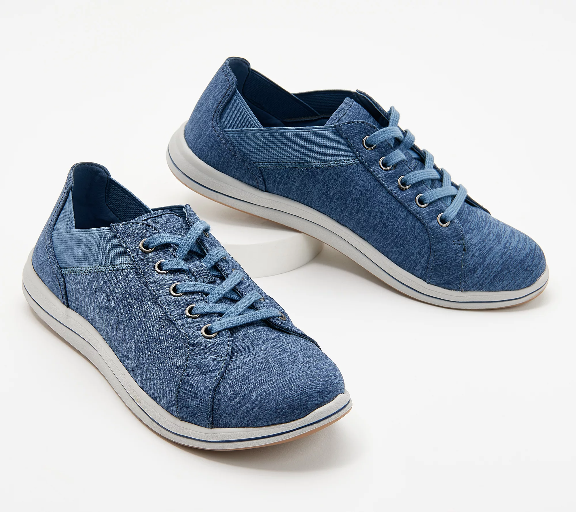 Clarks Cloudsteppers Heathered Jersey Sneakers - Breeze Sky