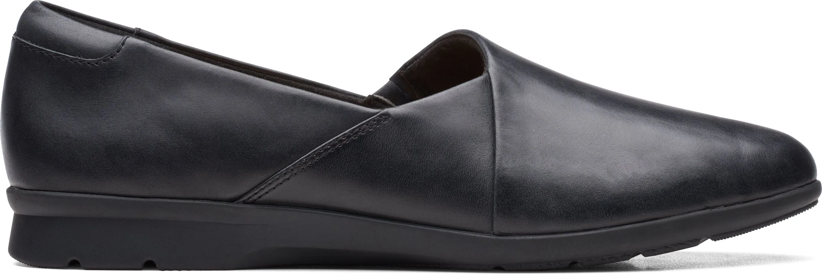 Clarks Jenette Grace Black Leather