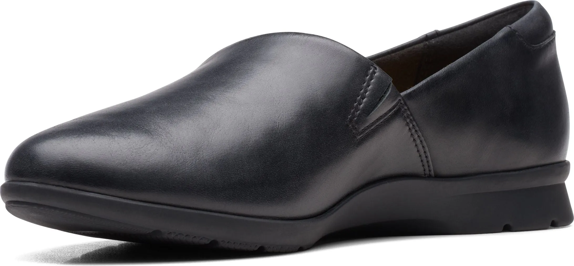 Clarks Jenette Grace Black Leather