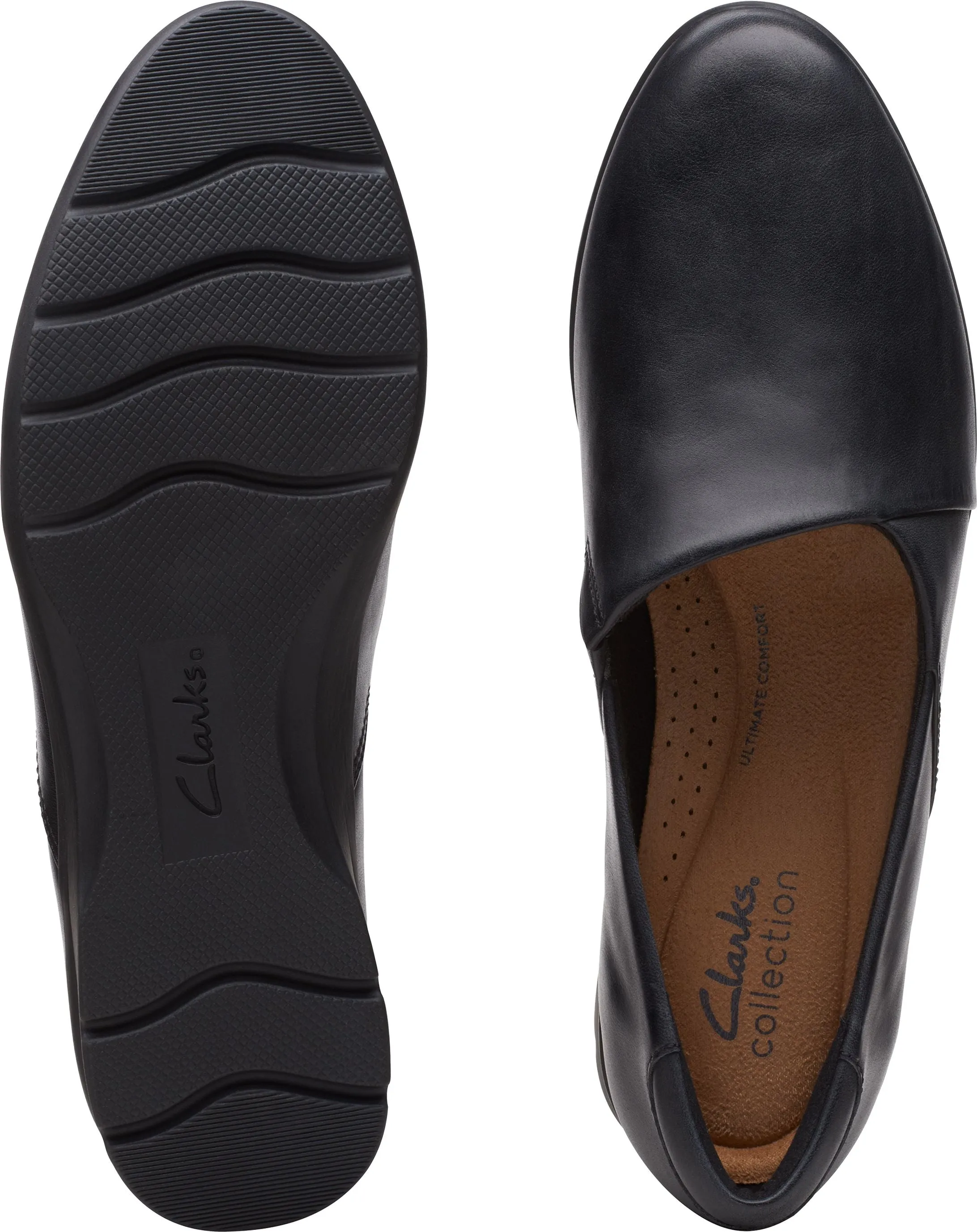 Clarks Jenette Grace Black Leather