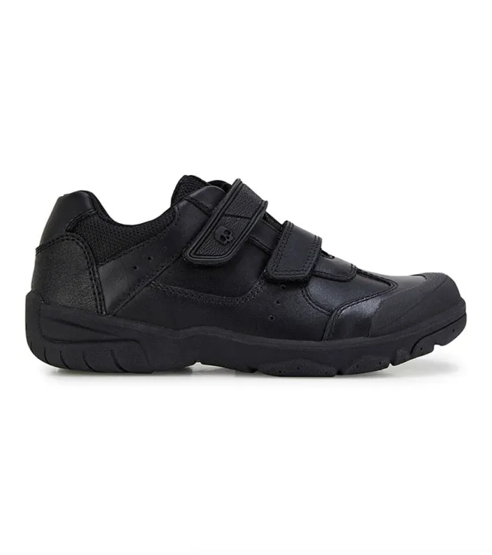 clarks kraken (gs) kids black