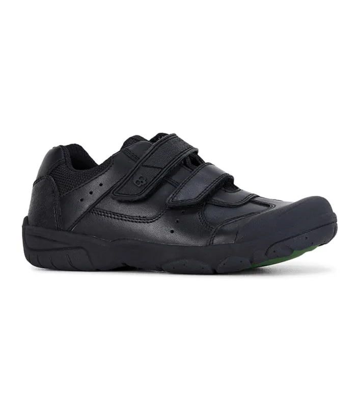 clarks kraken (gs) kids black