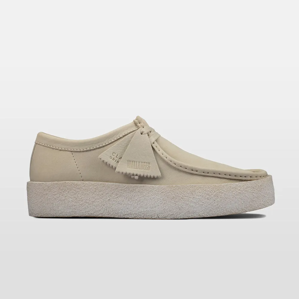 Clarks WallaBee Cup G "White Nubuck"