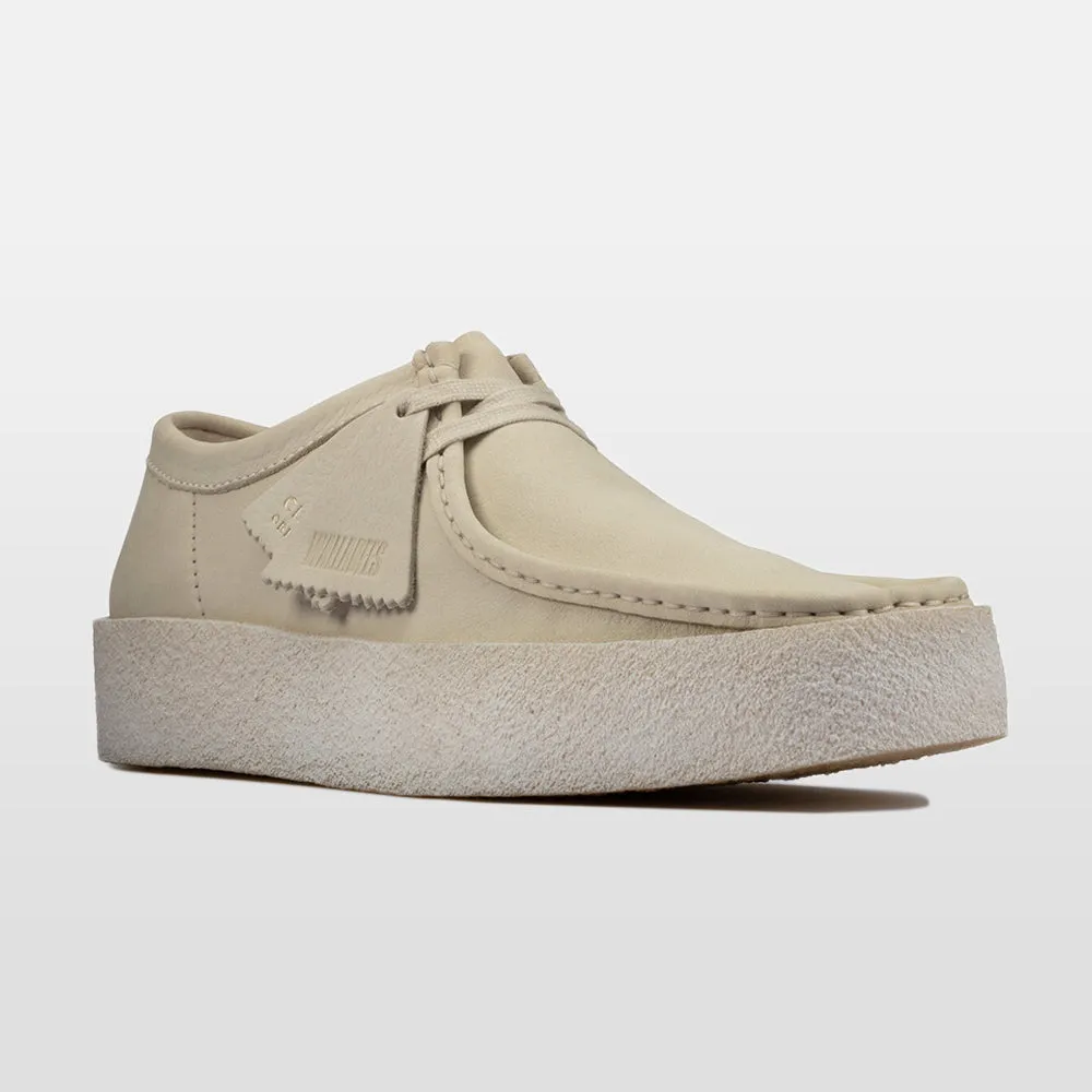 Clarks WallaBee Cup G "White Nubuck"