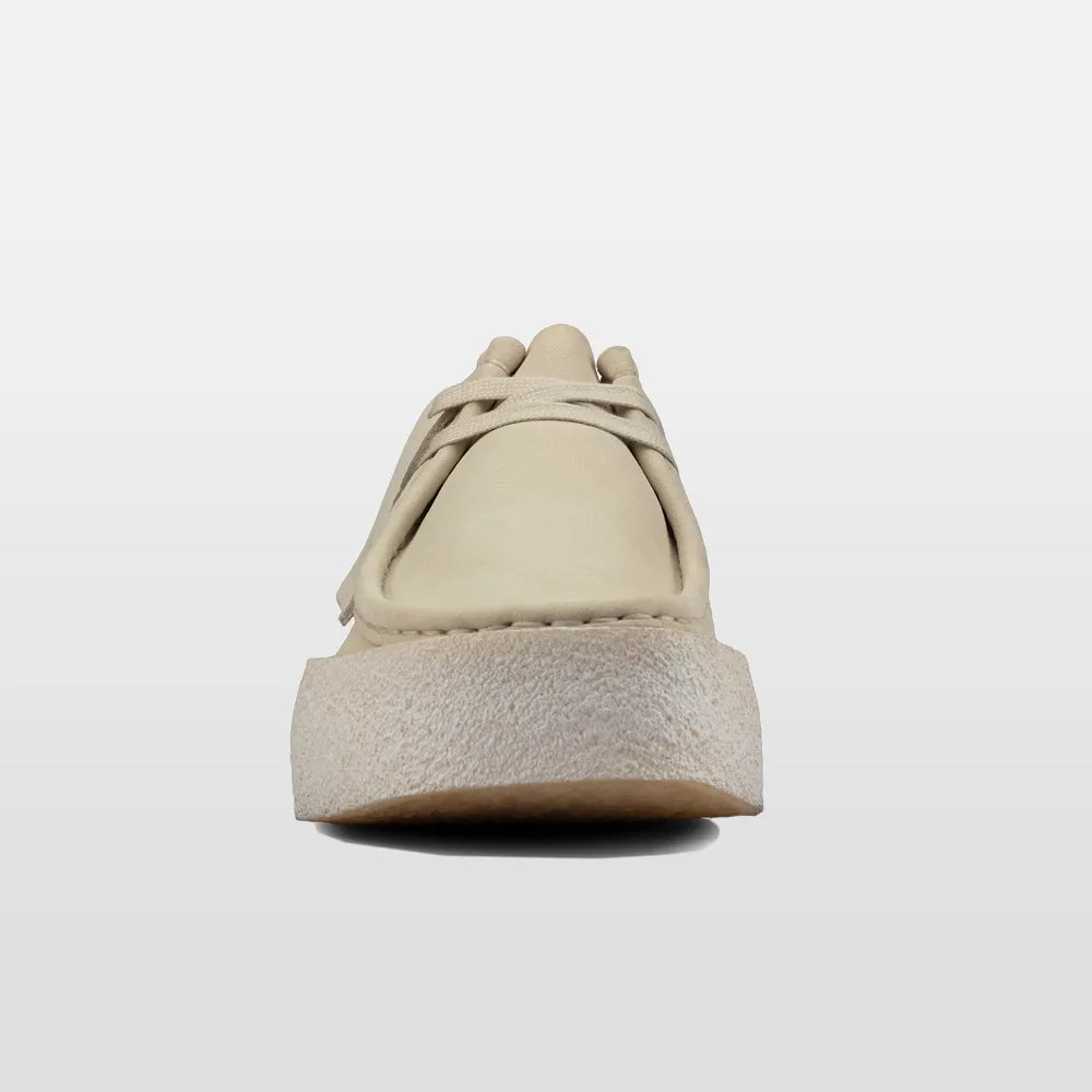 Clarks WallaBee Cup G "White Nubuck"