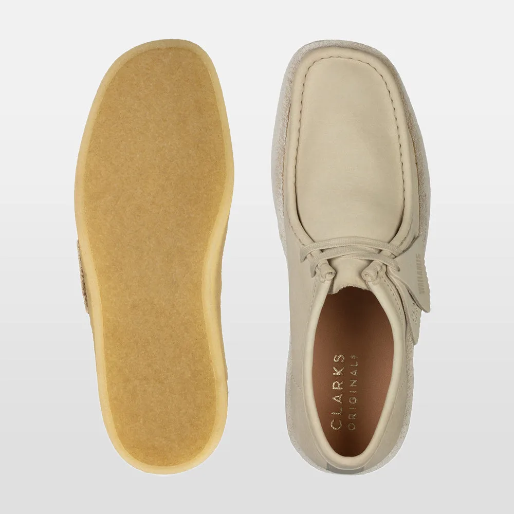 Clarks WallaBee Cup G "White Nubuck"