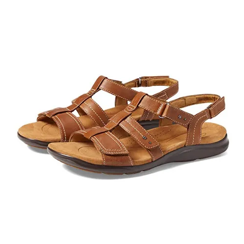 Clarks Women's Kitly Step Sandal Tan