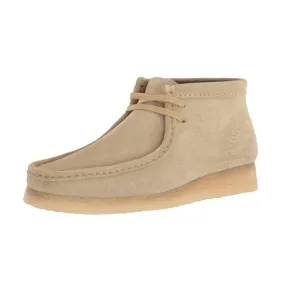 Clarks Women's Wallabee Boot Maple Suede