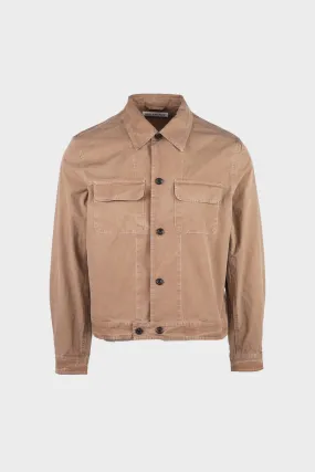 Coach Jacket - Dark Sand Rich Poplin