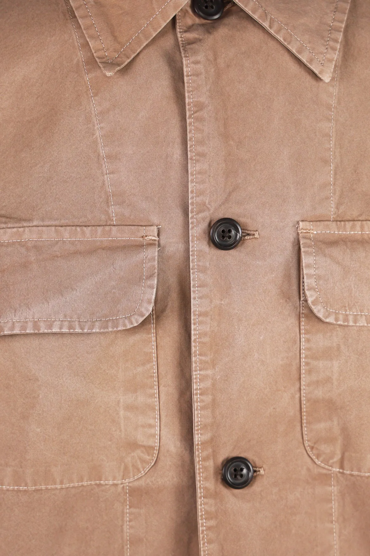 Coach Jacket - Dark Sand Rich Poplin