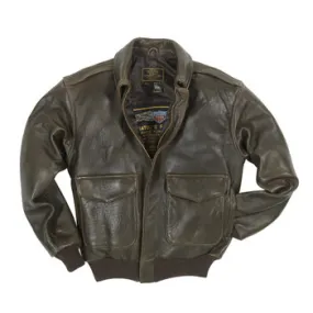 Cockpit USA "100 Mission" A-2 Pilot’s Jacket Brown USA Made