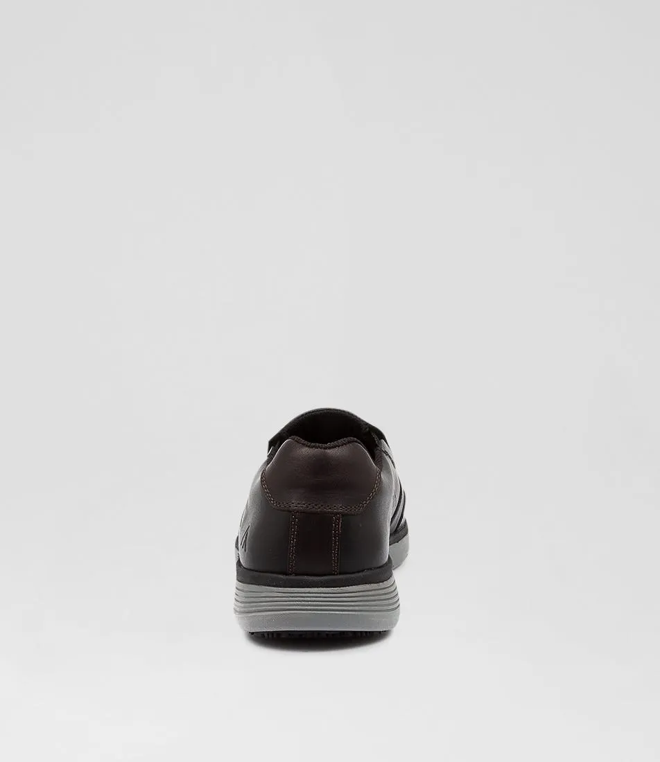 COLORADO Yrout Black Wax Leather Sneakers