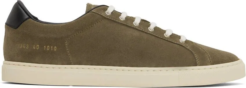 Common Projects Khaki Retro Sneakers