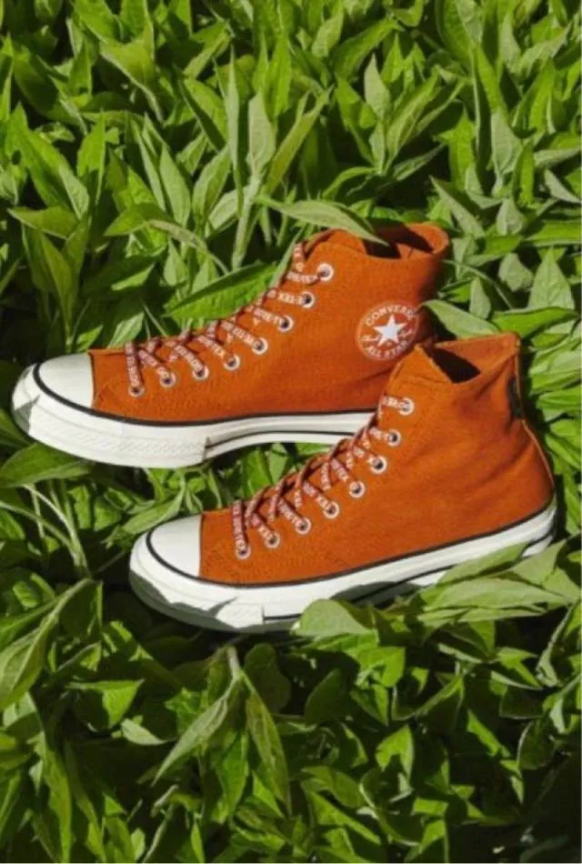 Converse Gore-Tex Utility Mango Chuck Taylors