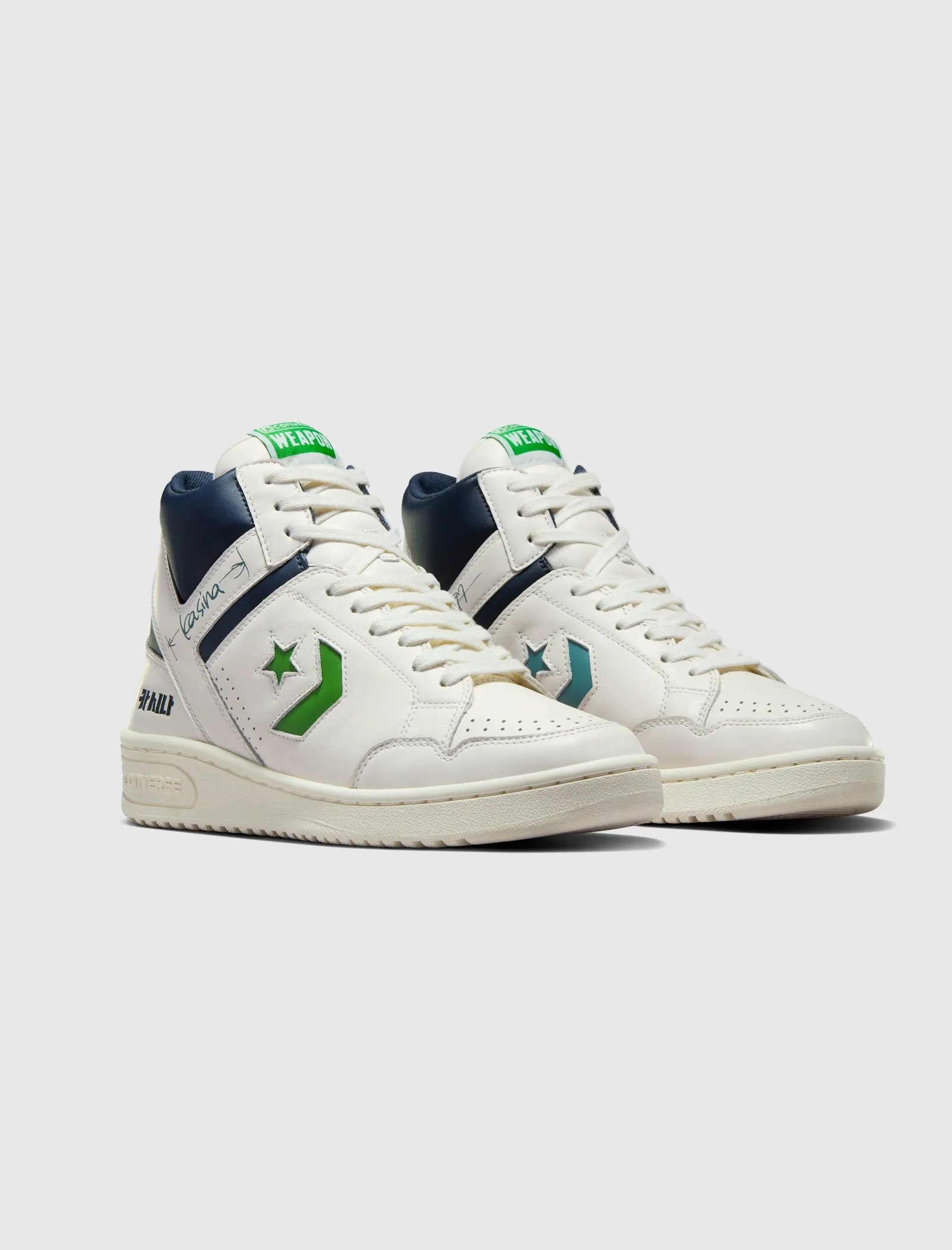 CONVERSE KASINA WEAPON HI OG   WHITE