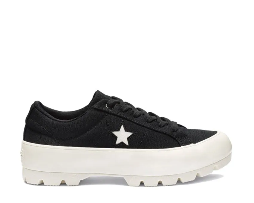 Converse One Star Platform Lugged Black