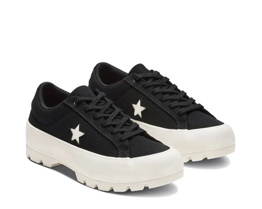 Converse One Star Platform Lugged Black