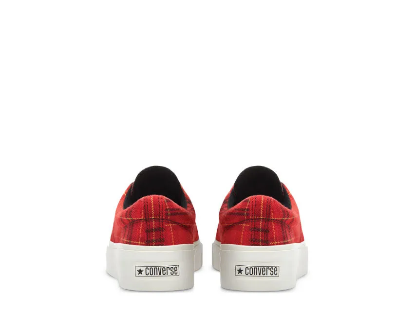 Converse Twisted Plaid Skid Grid Low Top