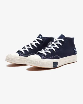 CONVERSE X UNDEFEATED CHUCK 70 MID - BLACKIRIS/ PARCHMENT