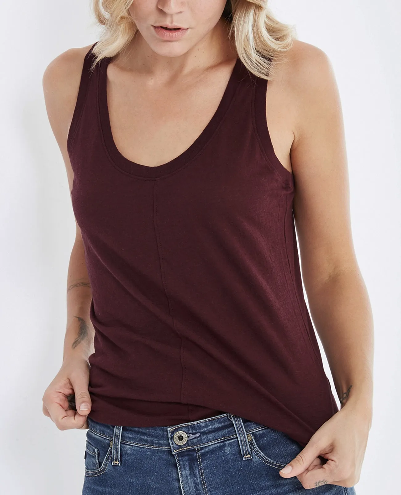     Corey Seamed Tank   Classic Tank  