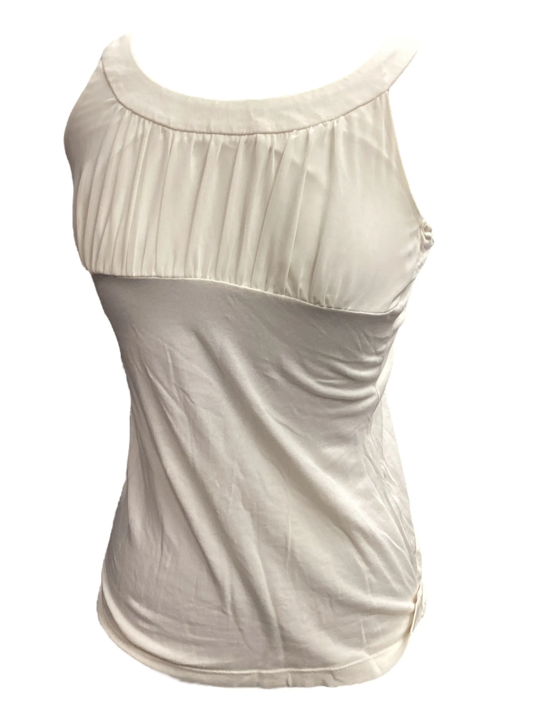 Cream Top Sleeveless Express, Size Xs